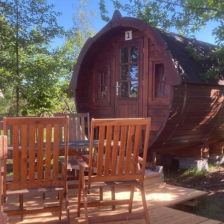Campingfass Mit Panoramaterrasse Langenbernsdorf Eksteriør billede