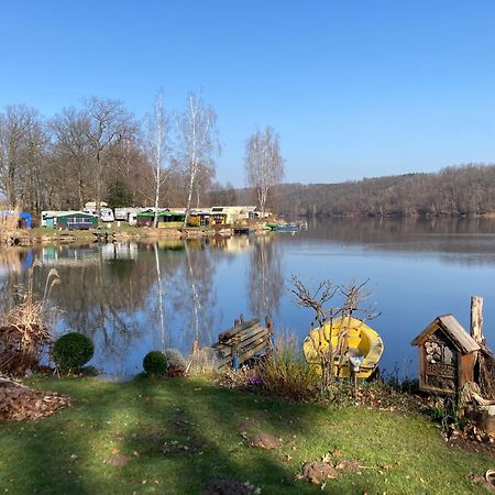 Campingfass Mit Panoramaterrasse Langenbernsdorf Eksteriør billede