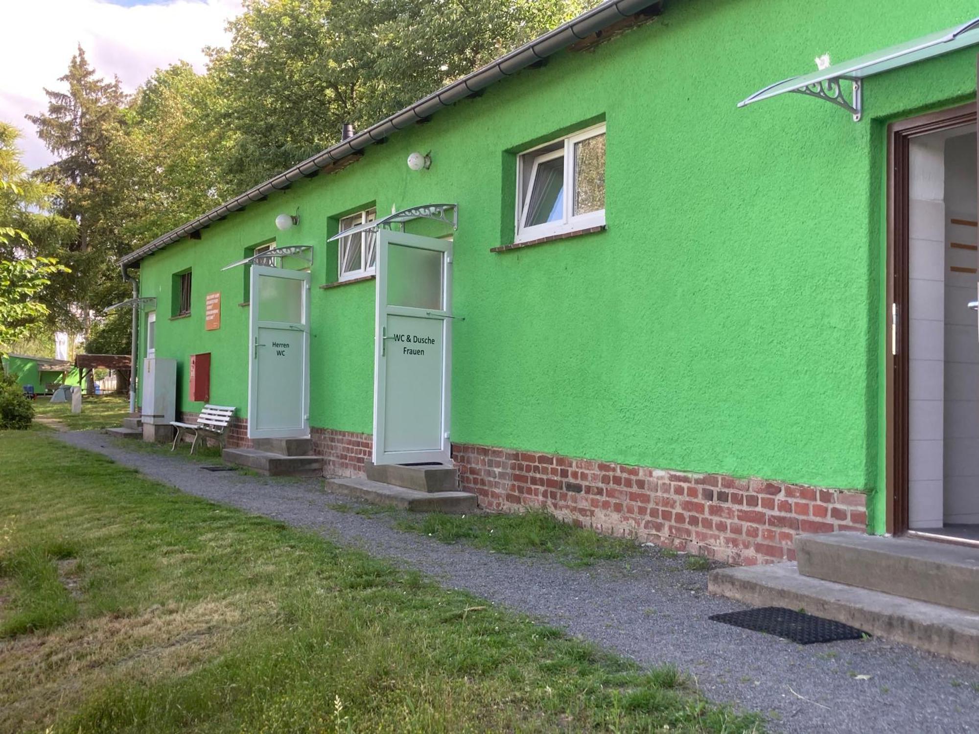Campingfass Mit Panoramaterrasse Langenbernsdorf Eksteriør billede