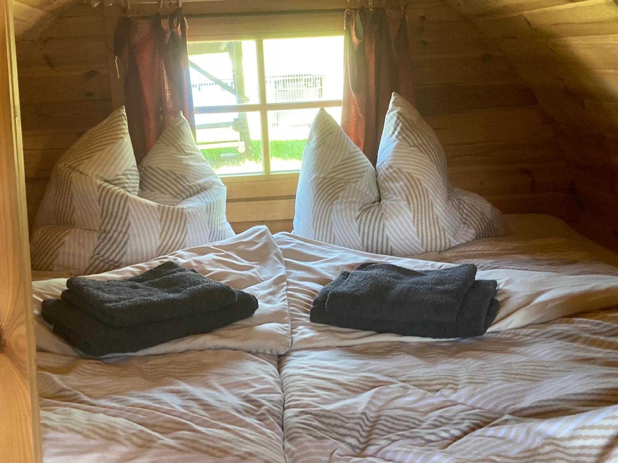 Campingfass Mit Panoramaterrasse Langenbernsdorf Eksteriør billede