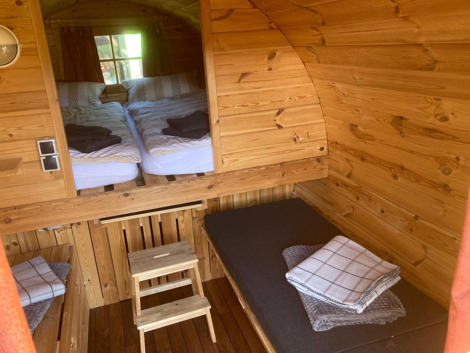 Campingfass Mit Panoramaterrasse Langenbernsdorf Eksteriør billede