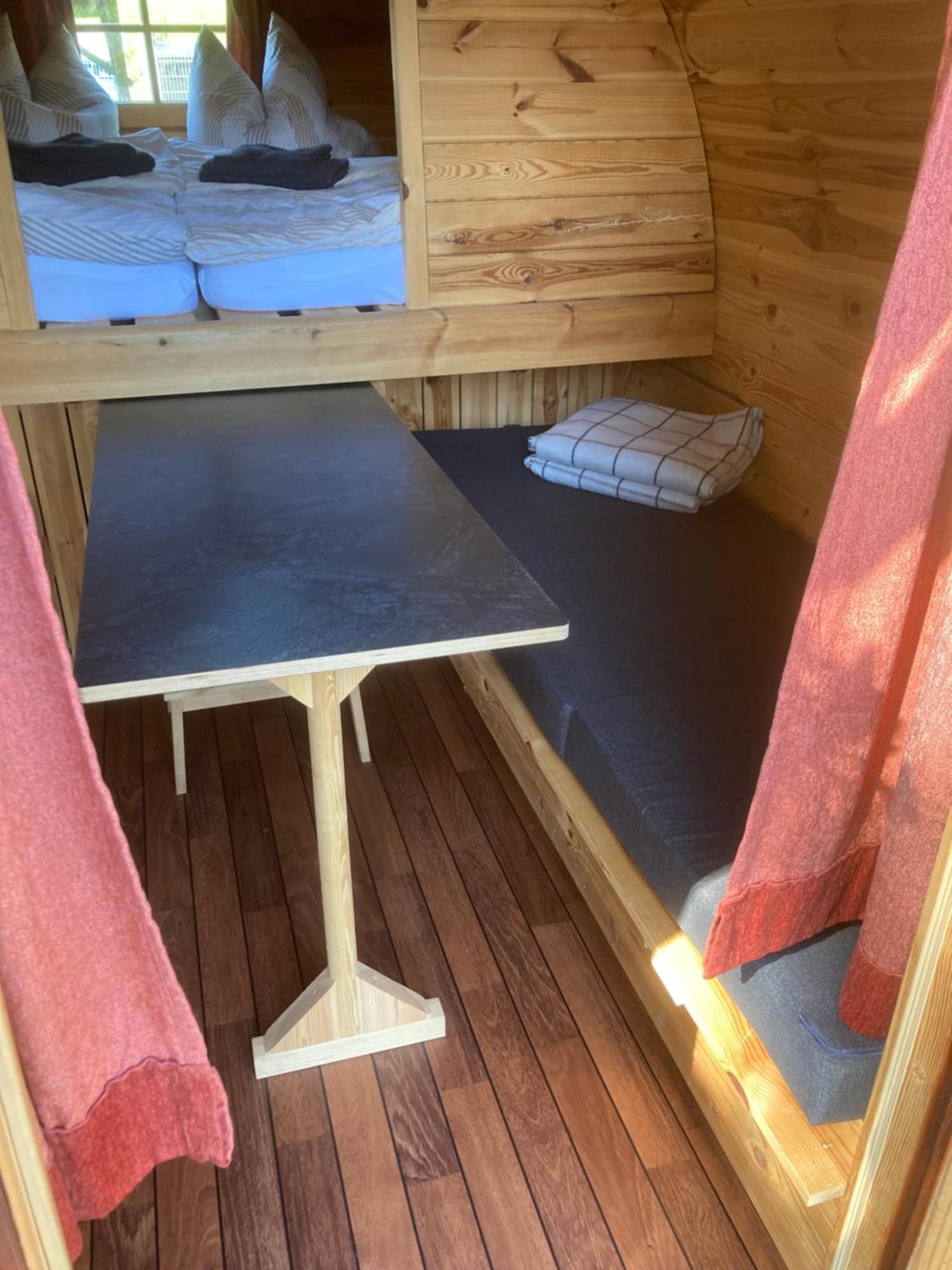 Campingfass Mit Panoramaterrasse Langenbernsdorf Eksteriør billede