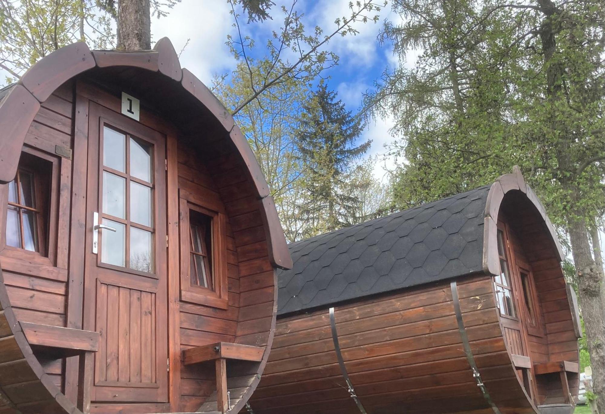 Campingfass Mit Panoramaterrasse Langenbernsdorf Eksteriør billede