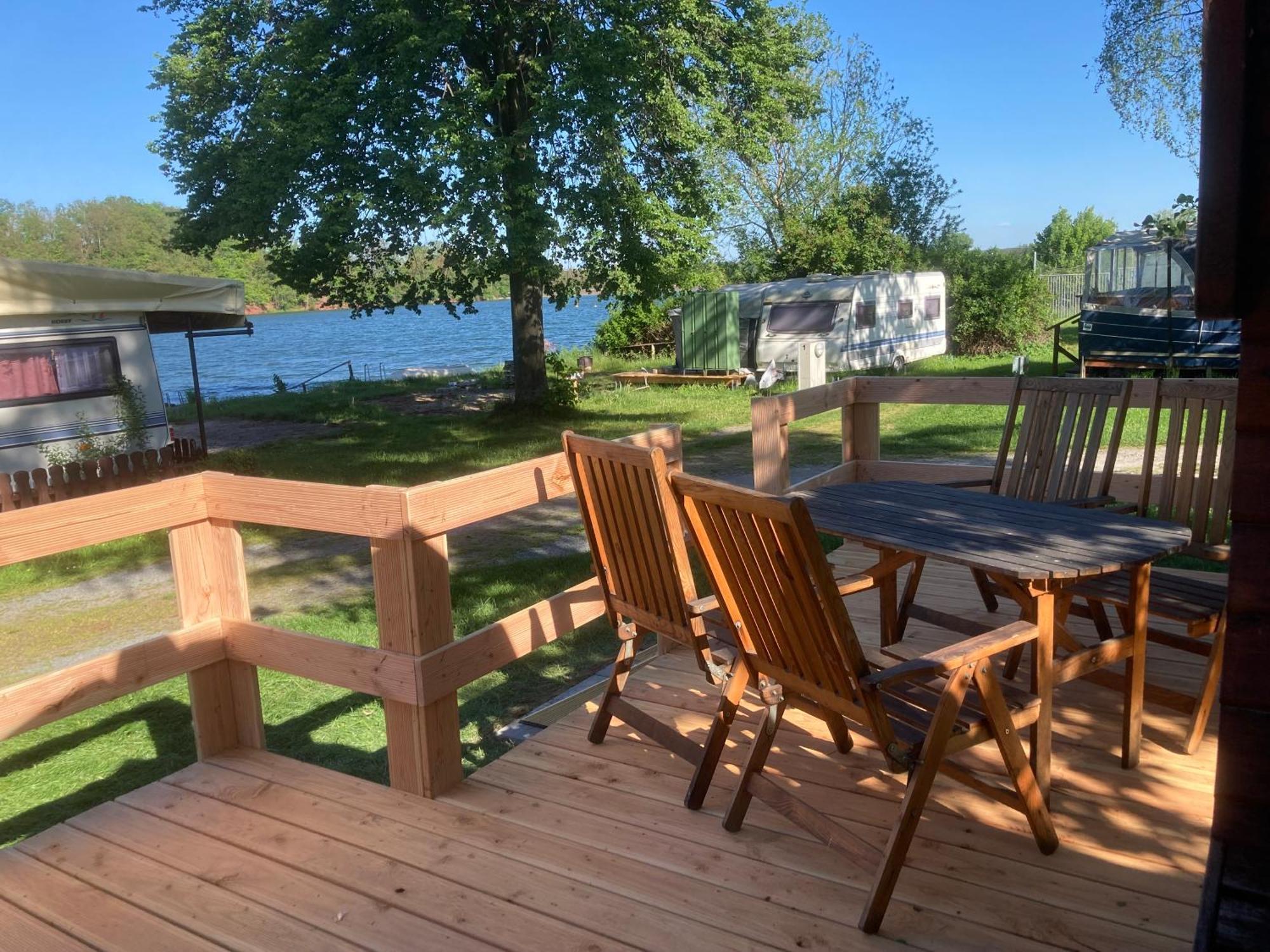 Campingfass Mit Panoramaterrasse Langenbernsdorf Eksteriør billede