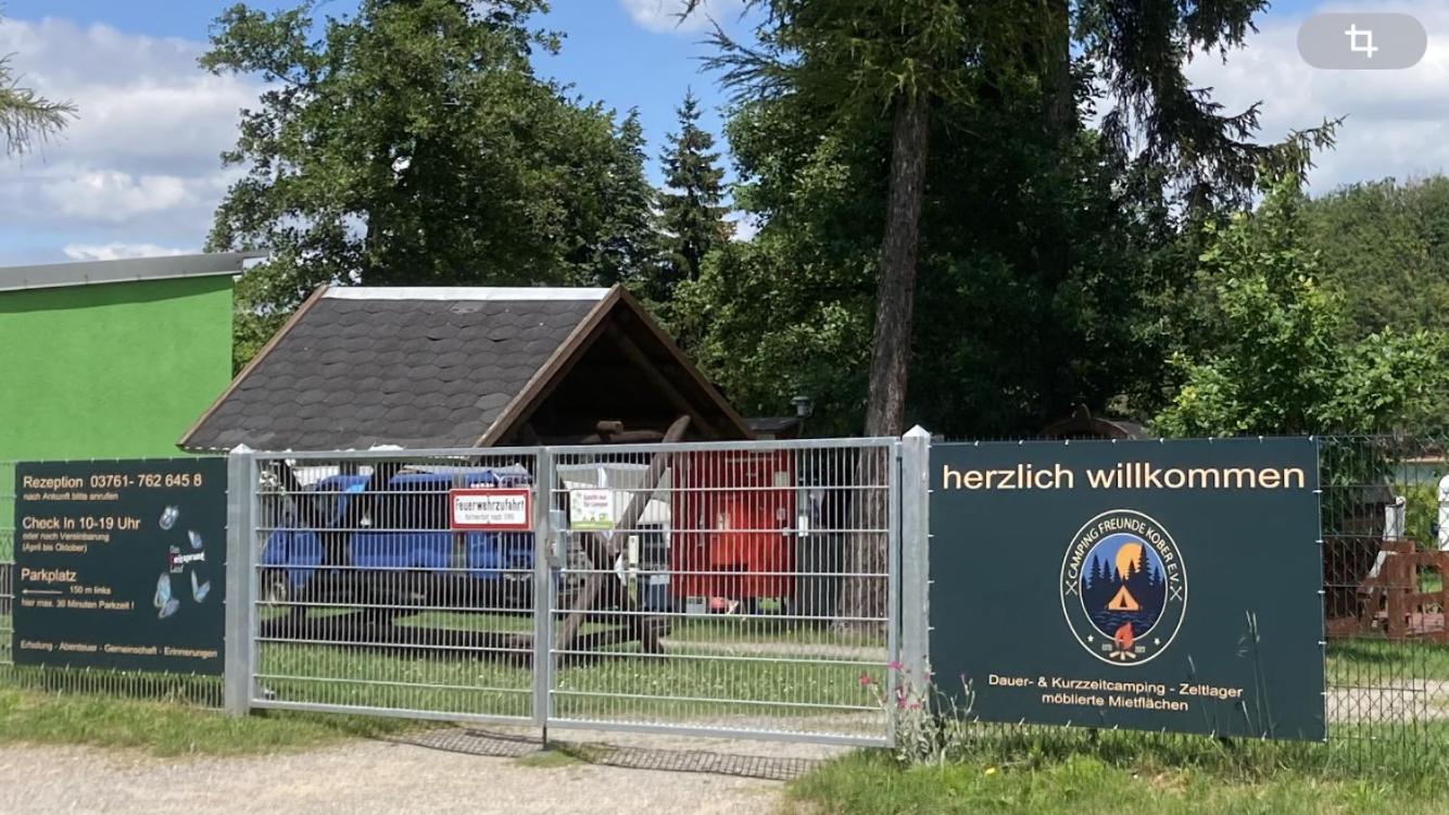 Campingfass Mit Panoramaterrasse Langenbernsdorf Eksteriør billede