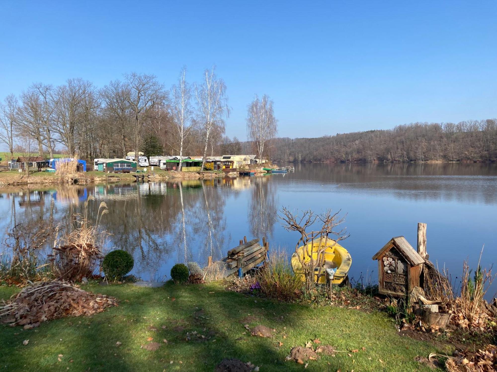 Campingfass Mit Panoramaterrasse Langenbernsdorf Eksteriør billede
